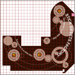 タイルカーペット分割図